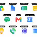 O redesenho gradiente do ícone do Google começa a ser implementado