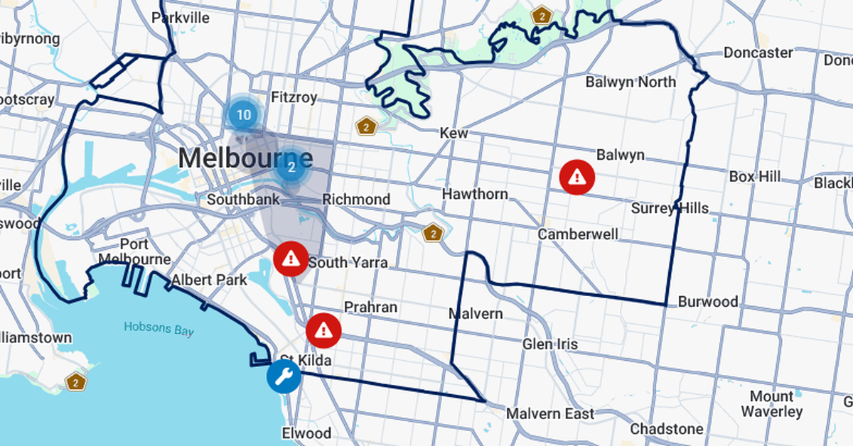 O rompimento da tubulação de água provoca queda de energia em massa em Melbourne