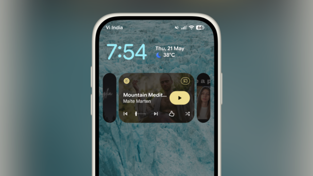 O switcher ‘Now Playing’ pode ser o novo recurso mais Alternando entre os blocos Em Reprodução na aba de notificações.