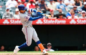 O ‘trabalho nos bastidores’ de Mark Vientos compensa com um dia de dois home run para tirar sua queda no Mets Mark Vientos, do New York Mets, fazendo um home run.