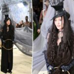 O visual mágico do tapete vermelho do Met Gala 2026 de Madonna vem com um clã