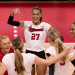 Nebraska outside hitter Harper Murray #27 September 24, 2025 VB vs MIchigan