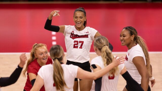 Nebraska outside hitter Harper Murray #27 September 24, 2025 VB vs MIchigan
