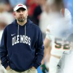 Ole Miss head coach Pete Golding