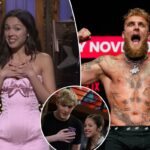 Olivia Rodrigo zomba da carreira de boxeador do ex-co-estrela da Disney Jake Paul no monólogo 'SNL'