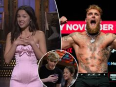 Olivia Rodrigo zomba da carreira de boxeador do ex-co-estrela da Disney Jake Paul no monólogo ‘SNL’ Olivia Rodrigo zomba da carreira de boxeador do ex-co-estrela da Disney Jake Paul no monólogo 'SNL'