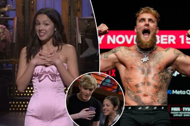 Olivia Rodrigo zomba da carreira de boxeador do ex-co-estrela da Disney Jake Paul no monólogo 'SNL'
