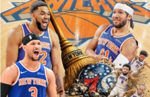 Os Knicks têm a chance de repetir o feito de 37 anos – arrasando o rival 76ers A capa do New York Post de 1989 mostra quando os Knicks venceram os 76ers nos playoffs em 1989.