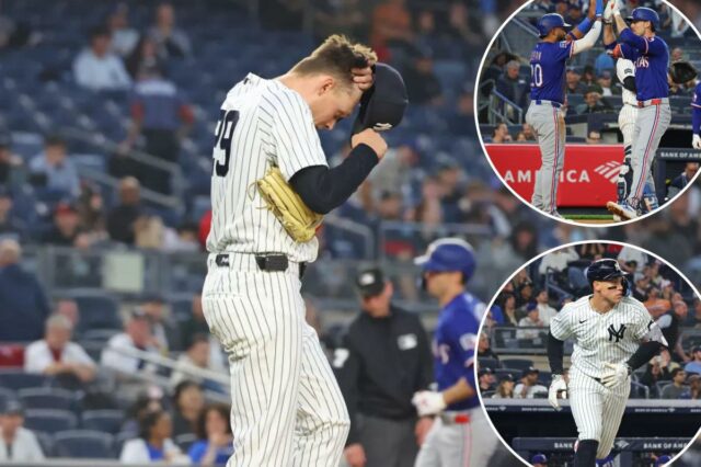 Os Yankees produzem um fedor raro quando Will Warren é bombardeado pelos Rangers
