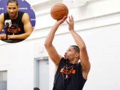 Os arremessos confiantes de Josh Hart cairão novamente no jogo 2 para os Knicks após o banco tardio Josh Hart dá um arremesso durante o treino dos Knicks em 20 de maio de 2026, antes do confronto do Jogo 2 contra os Cavaliers no Garden.