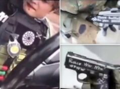 Os atiradores da mesquita de San Diego foram ‘radicalizados online’, usaram símbolos nazistas e inscreveram mensagens vis de três palavras nas armas Os atiradores da mesquita de San Diego foram 'radicalizados online', usaram símbolos nazistas e inscreveram mensagens vis de três palavras nas armas