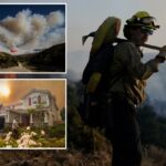 Os avisos de evacuação do Sandy Fire se expandem à medida que o fogo avança em direção ao condado de Los Angeles