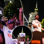 Os fãs delirantes dos Knicks já têm o oponente das finais da NBA em mente após o rali do jogo 1: 'Queremos Wemby!'