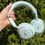 fones de ouvido verdes soundcore space 2