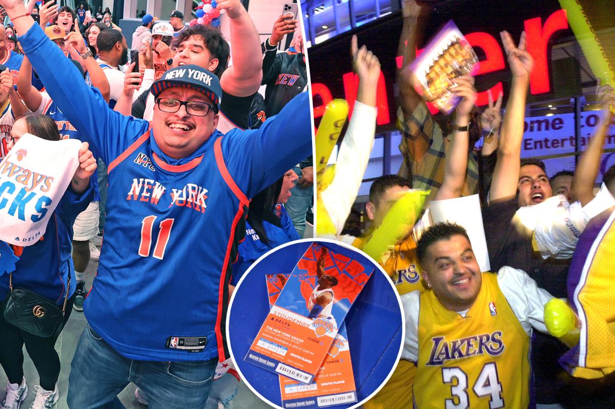 Os ingressos para os playoffs do Lakers custaram uma soma impressionante a uma família de quatro pessoas