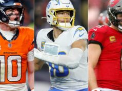 Os melhores vídeos de lançamento da programação da NFL deste ano, de LA Chargers Shading Taylor Swift a Peyton Manning Spoofing ‘The Pitt’ Os melhores vídeos de lançamento da programação da NFL deste ano, de LA Chargers Shading Taylor Swift a Peyton Manning Spoofing 'The Pitt'