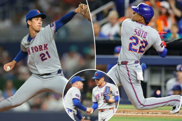 Os morcegos silenciosos do Mets estragam a estratégia de arremesso de retalhos na derrota para o Marlins
