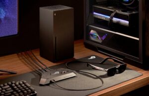 Os óculos AR ROG Xreal R1 Gaming com taxa de atualização de 240 Hz estão finalmente disponíveis para encomenda jogador usando óculos AR ROG Xreal R1 Gaming