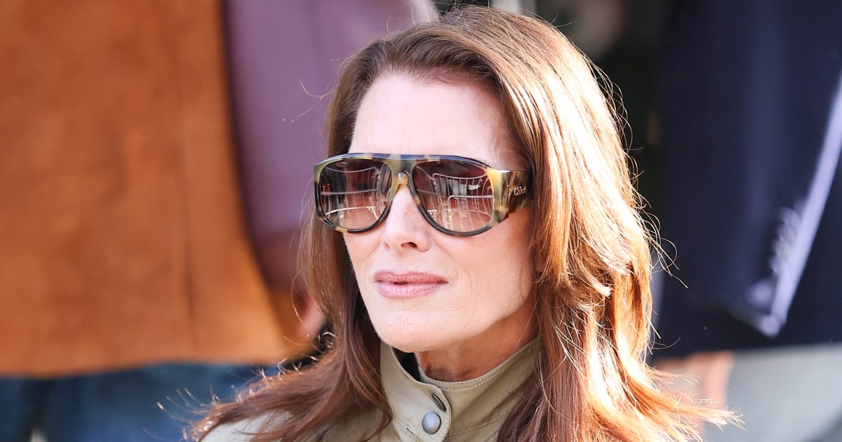 Os óculos de sol de grife de Brooke Shields se parecem com este par de US $ 14 da Amazon