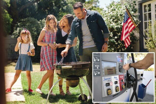 Os preços da gasolina perto de máximos históricos enquanto os Os preços da gasolina perto de máximos históricos enquanto os viajantes do Memorial Day se preparam para pegar a estrada