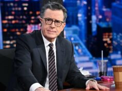 Os rivais da TV tarde da noite de Stephen Colbert juntam-se a ele para o programa final GettyImages-2276998635Stephen-Colberts-Late-Night-TV-Rivals-Junte-se-Ele-para-Final-Late-Show.jpg