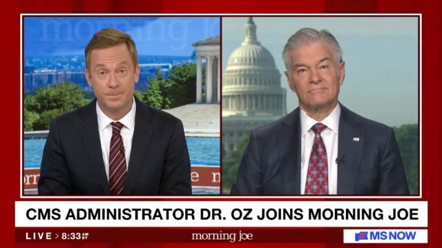 Oz analisa TrumpRx em 'Morning Joe': 'Não ganhamos nenhum dinheiro' | Vídeo
