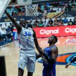 Bol Bol do TNT Tropang 5G durante um jogo contra NLEX Road Warriors nas quartas de final da PBA Commissioner's Cup de 2026.