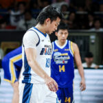 ARQUIVO – Bong Quinto do Meralco Bolts durante um jogo contra Magnolia Hotshots nas quartas de final da PBA Commissioner's Cup.