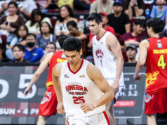 PBA: Japeth Aguilar presença constante no empate de Ginebra nas semifinais Japeth Aguilar do Barangay Ginebra Gin Kings durante um jogo nas semifinais da PBA Commissioner's Cup de 2026 contra Rain or Shine Elasto Painters