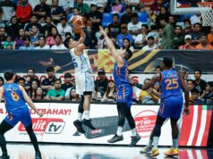 PBA: Roger Pogoy e moradores da TNT atendem ao chamado na vitória nas quartas de final Roger Pogoy, da TNT Tropang 5G, durante um jogo contra NLEX Road Warriors nas quartas de final da PBA Commissioner's Cup de 2026.