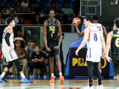 PBA: TNT força jogo de vida ou morte após escapar do NLEX nas quartas de final Bol Bol do TNT Tropang 5G durante um jogo contra o NLEX Road Warriors nas quartas de final da PBA Commissioner's Cup de 2026.