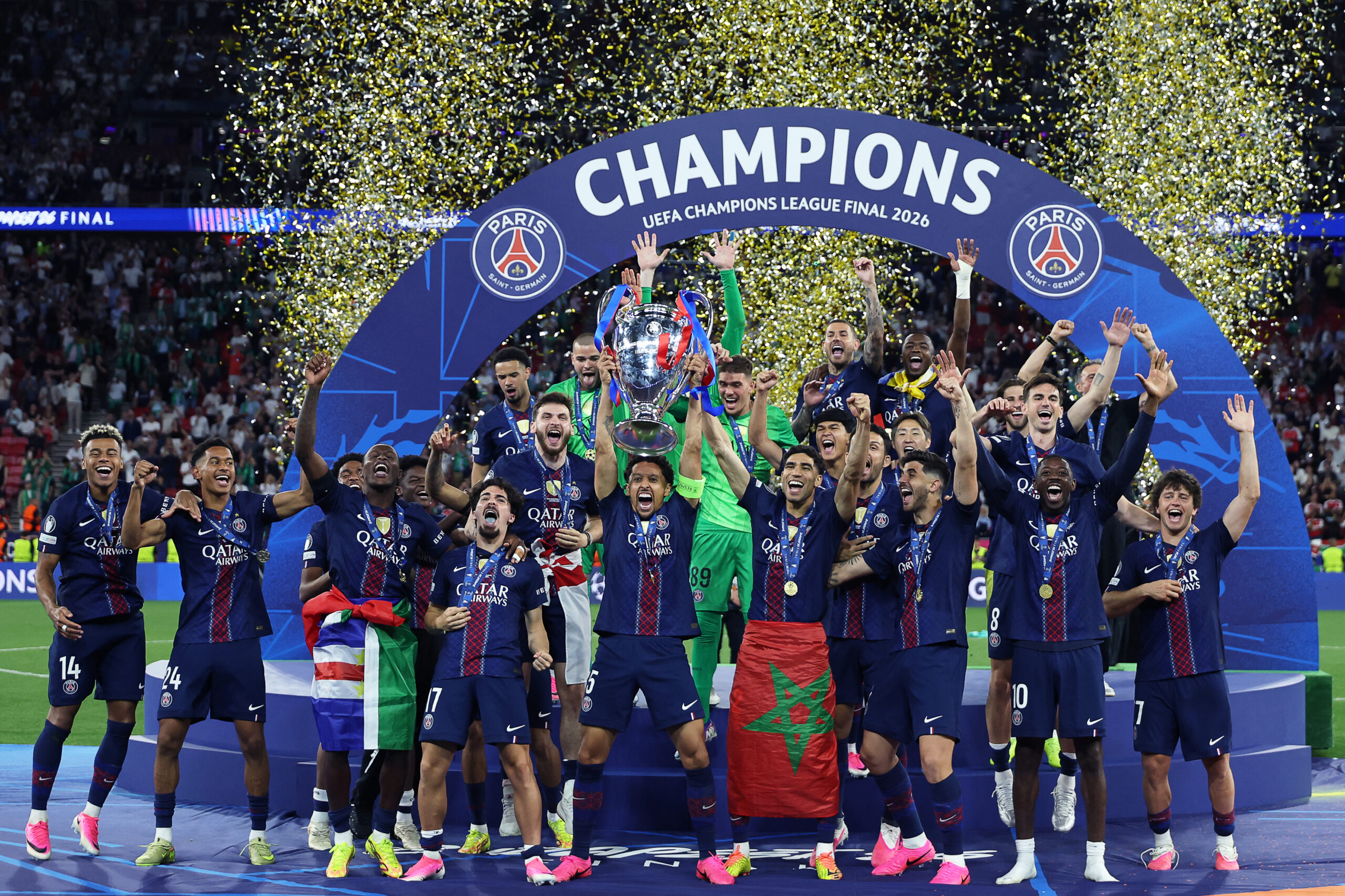 PSG vence Arsenal na Liga dos Campeões