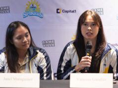 PVL: Vanie Gandler ansiosa para ajudar a Capital1 a escrever uma história vencedora A mais nova contratação da Capital1 Solar Spikers, Vanie Gandler, antes da nova temporada PVL. Ao lado dela está Jaja Maraguinot