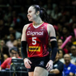 ARQUIVO– Vanie Gandler durante sua passagem pelo Cignal Super Spikers. Ela agora se junta aos Capital1 Solar Spikers no PVL.
