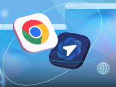 Paguei US$ 20 por uma alternativa ao Chrome e isso me fez apreciar mais o Chrome Um globo com uma barra de endereço da web cercada pelos ícones do Chrome, Firefox, Opera e Samsung Internet.