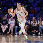 Paige Bueckers #5 of the Dallas Wings