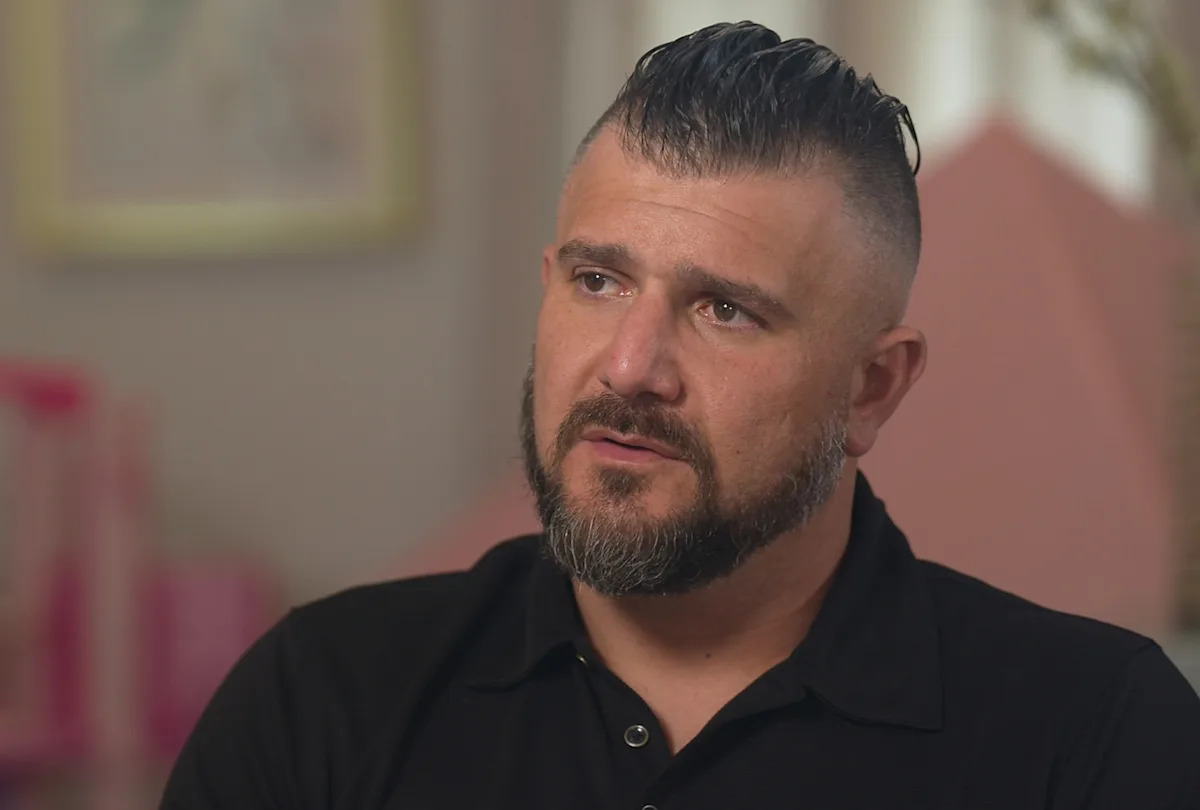 ABC News - FOTO: Scott Naso fala com Juju Chang da ABC News depois de vencer um processo legal contra seus sogros sobre seus direitos de visitação para ver sua filha Laila.