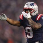 New England Patriots wide receiver Kayhon Boutte