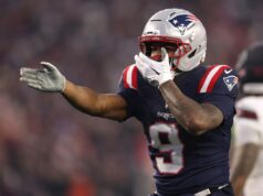 Patriots WR não está aparecendo para OTAs voluntárias em meio a rumores comerciais de AJ Brown New England Patriots wide receiver Kayhon Boutte
