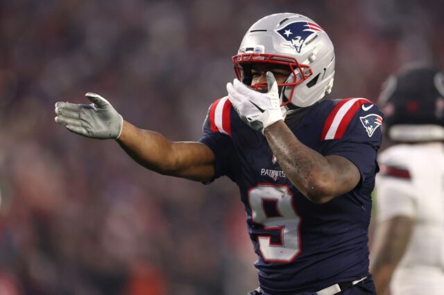 New England Patriots wide receiver Kayhon Boutte