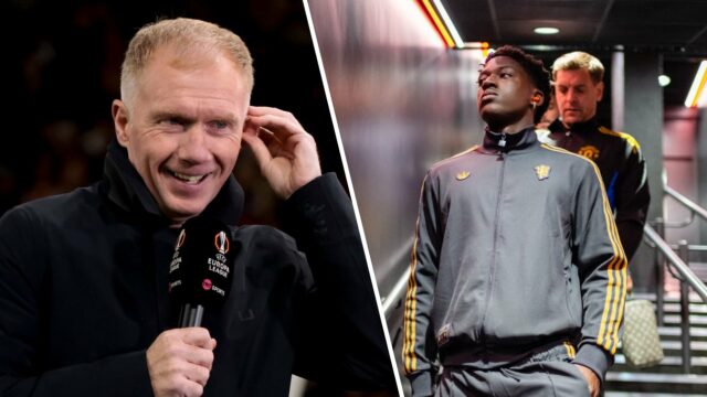 Paul Scholes escolhe seu meio-campista titular do Man Utd para fazer parceria com Kobbie Mainoo
