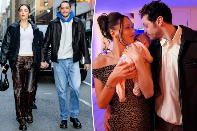 Pete Davidson e sua namorada Elsie Hewitt estão 'navegando por dificuldades de relacionamento' 4 meses depois de dar as boas-vindas à menina
