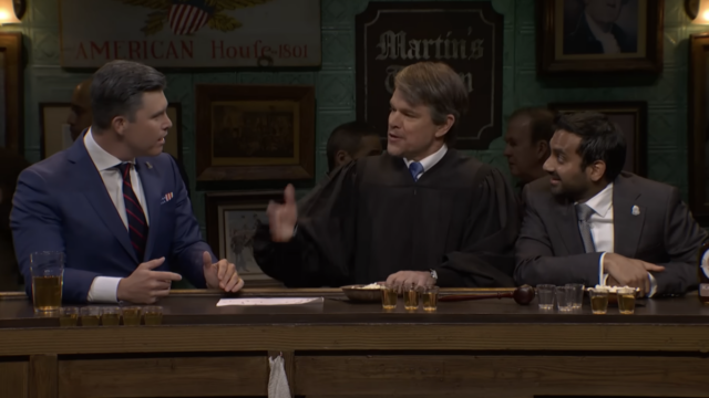 Pete Hegseth e Brett Kavanaugh vão beber no SNL Cold Pete Hegseth e Brett Kavanaugh vão beber no SNL Cold Open