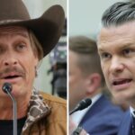 Pete Hegseth e Kid Rock High Five e Fly Apache Helicopters no pré-show Hype Video for Freedom 250 Tour