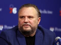 Philadelphia 76ers se separa de Daryl Morey após saída dos playoffs: relatório Former 76ers president of basketball operations Daryl Morey