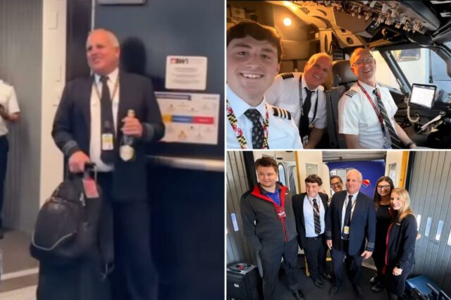 Piloto da Spirit Airlines recebe despedida emocionada de companhia aérea rival após voo de aposentadoria ser cortado em meio a paralisação
