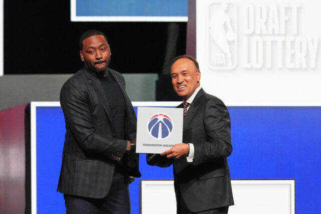 Pior Washington Wizards da liga ganha na loteria do draft Washington Wizards consegue a primeira escolha no Draft da NBA de 2026 depois de ganhar na loteria