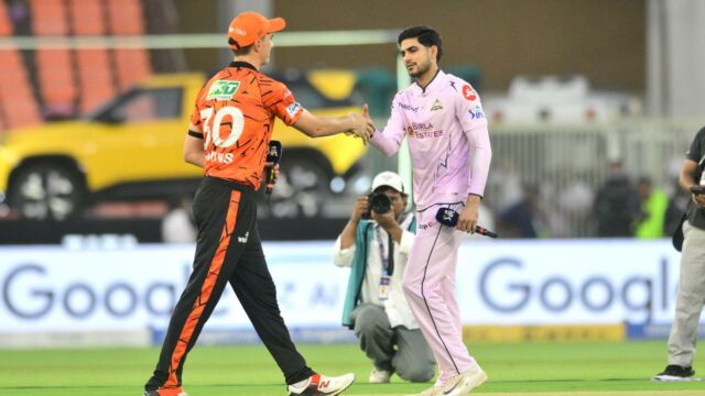 Placar ao vivo GT vs SRH, IPL 2026: Sunrisers Hyderabad vence o sorteio e opta por lançar contra Gujarat Titans; jogando XIs
