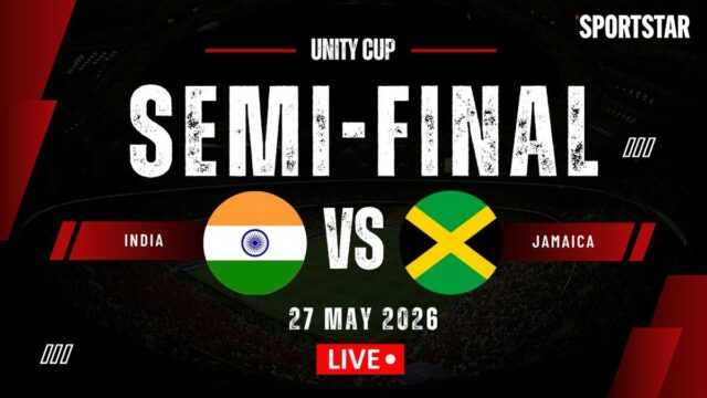 Placar ao vivo da Índia x Jamaica, semifinal da Unity Placar ao vivo da Índia x Jamaica, semifinal da Unity Cup 2026: Escalações eliminadas; Edmund é titular para Khalid Jamil