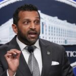 FBI Director Kash Patel speaks during a news conference at the Justice Department, Tuesday, April 21, 2026, in Washington.